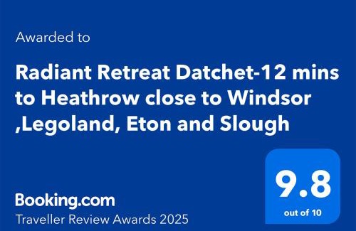Datchet House | Radiant Retreat Datchet-12 mins to Heathrow close to Windsor ,Legoland, Eton and Slough