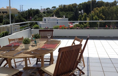 Rafina-Pikermi Apartment | Rafina: sea shore apartment, with panoramic view of the nearby beach