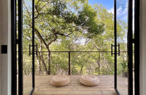 Oatmeal House | Rame Modern Treetop Villa with Dip Pool & Rope Bridge