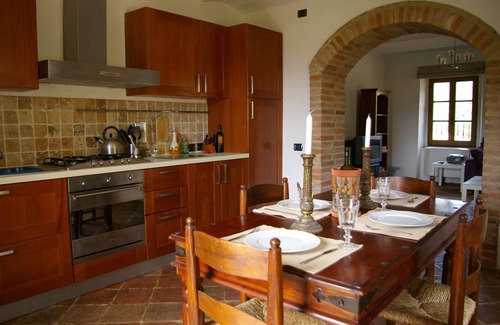 Pierantonio Apartment | Rancale-Beautiful and Imposing Stone Farmhouse with Pool in Quiet Valley Setting