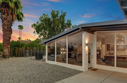 Magnesia Falls Cove House | Rancho Mirage Mid Century Gem | A Louisa Davis Property