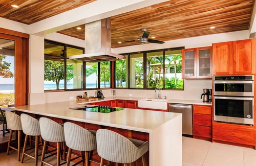 Playa Grande House | Rare Find: Beachfront Villa w/Private Pool & Spacious Backyard, Surf Break Right at Your Doorstep!