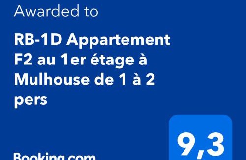 Mulhouse Apartment | RB-1D Appartement F2 au 1er étage à Mulhouse de 1 à 2 pers