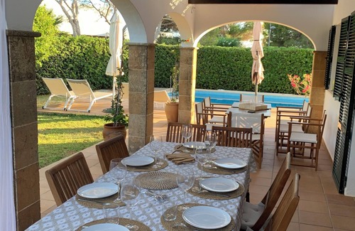 Sa Torre del Ram Villa | Recent villa with pool, 2nd line in front of the sea, residential district