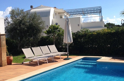 Sa Torre del Ram Villa | Recent villa with pool, 2nd line in front of the sea, residential district