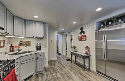 Eagle River Cottage | Recently renovated waterfront cottage with private pier and fire pit