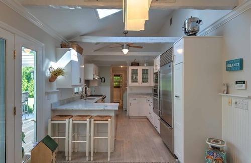 Village of Southampton House | Recently Renovated, Inviting Terrace Overlooking Pool, Minutes Away from.