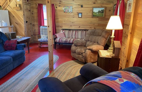 Hot Springs Cabin | Red Cabin on the French Broad River