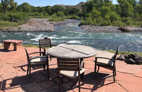 Dubois House | Red Cliffs, exclusive riverfront property, with freshwater swimming pond.