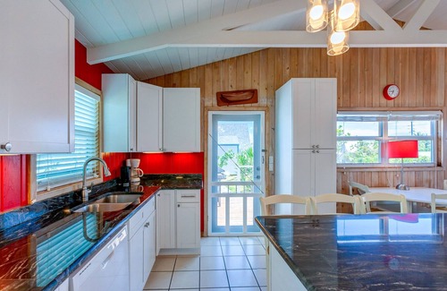 Hope Town House | Red Fish Location, Location, Location! In the heart of Hope Town with a dock!