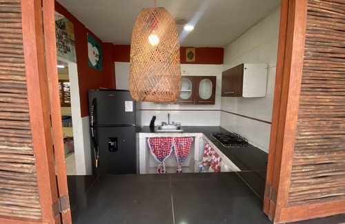 Costa Caribe House | RED MOON HOUSE IN FRONT OF THE SEA