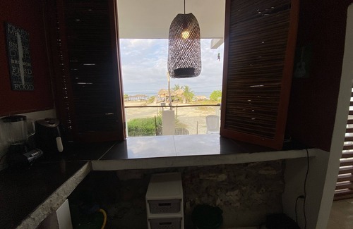 Costa Caribe House | RED MOON HOUSE IN FRONT OF THE SEA