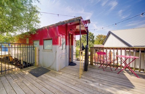 Adrian Furnace Apartment | 'Red NY Central,' Converted Railcar in DuBois!