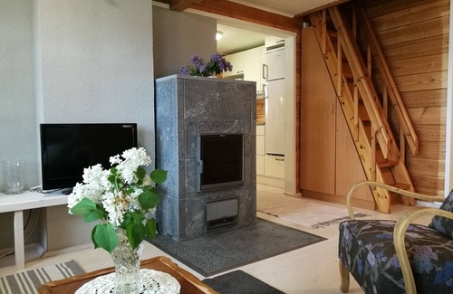 Hiukkajoki House | Red vacation home