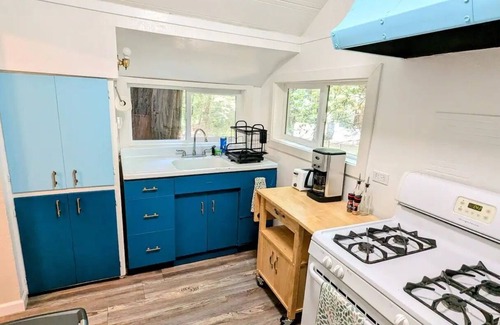Guerneville Cottage | Redwood Treehouse-2 beds 1.5 bath-full kitchen-2 outdoor areas-work station WiFi