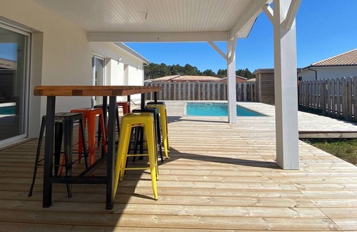 Vensac House | Ref 482 - Magnificent modern villa 1km from the beach