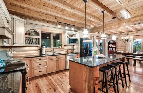 Gatlinburg - Pigeon Forge Cabin | Refreshed in 2025 - One of a kind 7,000 sqft. Lodge, VIEWS & Pool