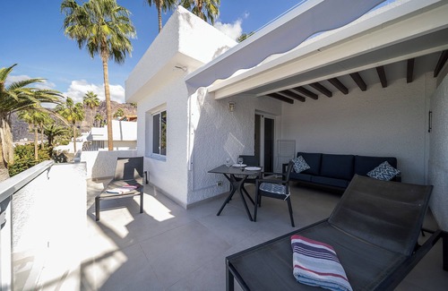 Los Gigantes Apartment | Refurbished 1-bed in popular Los Gigantes w/large terrace, sea & cliff views