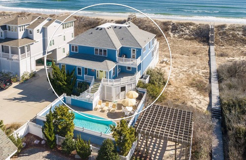 Buck Island House | Regal Retreat: New Listing, Oceanfront, Private Pool, Hot Tub