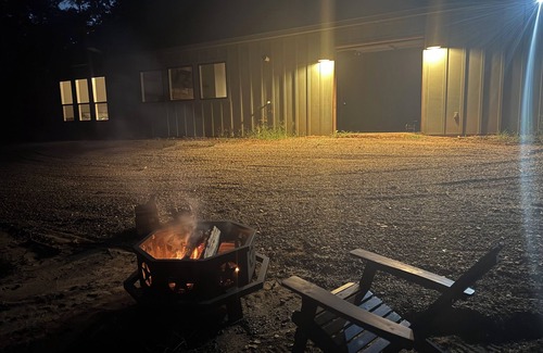 Sawyer Cabin | Relax and unwind at this peaceful 2-bedroom, 1-bath cabin off Hugo lake.