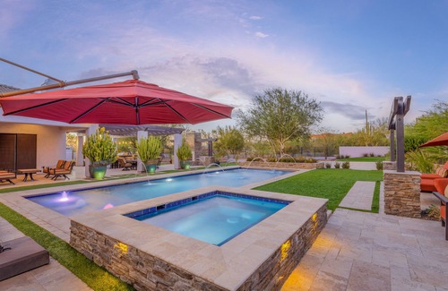 Desert View Village House | Relax at Desert Oasis in Scottsdale - Heated Pool, Spa, Fun Game Room, & More!