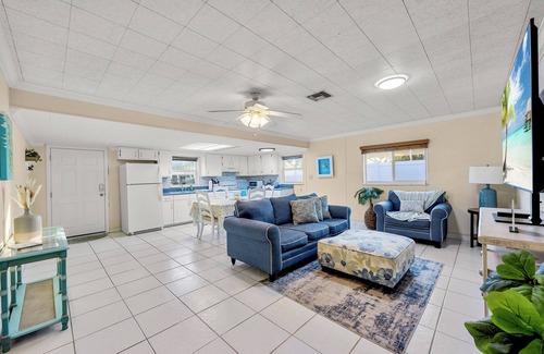 Fort Pierce House | Relax by the Waves: Stylish Beach Getaway with a Backyard Haven