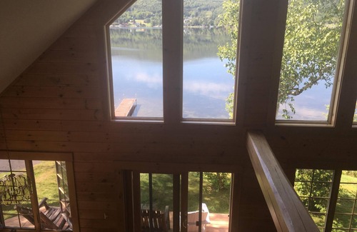 Brighton Ski Chalet | Relax in Peace at this Beautiful Island Pond Lakeside Chalet