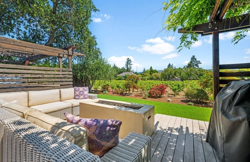 St. Helena House | Relax in St. Helena - Hot Tub, Vineyard Home, Game Room, Dedicated Work Space