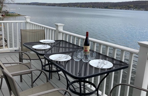 Geneseo House | Relax lakeside at our spacious Geneseo house on Conesus Lake
