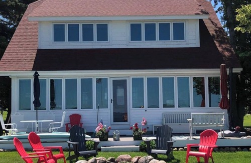 Lake Township House | Relax with the whole family at this peaceful 4 bedroom, 1.5 bath on Big Platte Lake