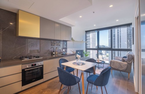 Chinatown Apartment | Relaxed 1BR1BA city view apt WIFI in CBD