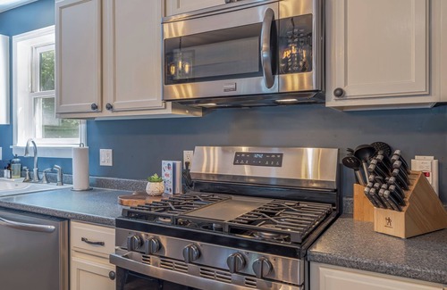 Ellsworth House | Relaxing 4BR home near Acadia w/Fire Pit, Game Room, Yard Games & More