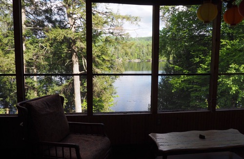 Labelle Ski Chalet | Relaxing by Lac Labelle with a roaring fire outside