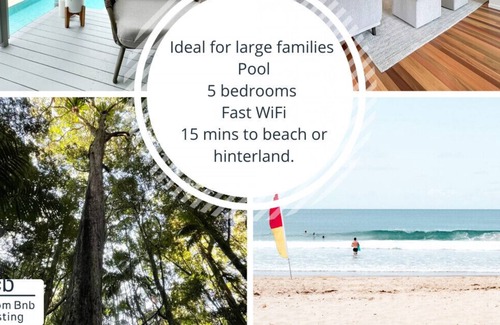 Buderim House | Relaxing oasis ideal for groups. Pool, AC, Wi-Fi