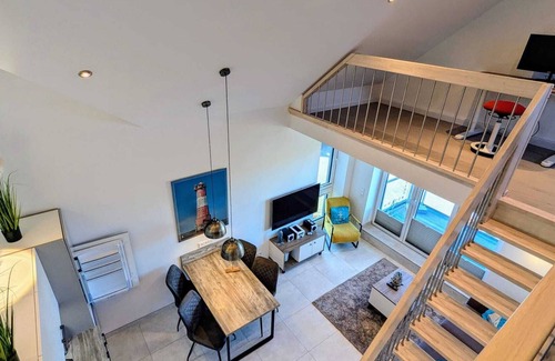Dangast Apartment | Relaxing vacation in the Jadestern with sea view in the North Sea Park Dangast!
