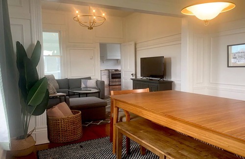 Friday Harbor House | Remodeled Historic Farmhouse with Bay View, Near Town and Electric Bikes!