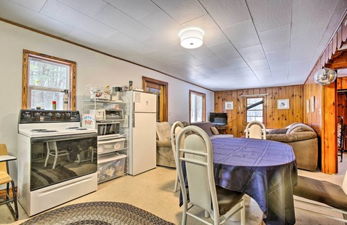 Wellston Cabin | Remote Michigan Retreat on 10 Acres w/Grill!