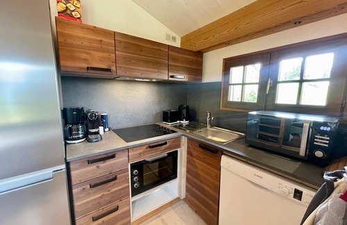 Crest-Voland Ski Chalet | Renovated chalet for 2-4, terraces, Mont Charvin view