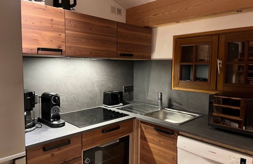 Crest-Voland Ski Chalet | Renovated chalet for 2-4, terraces, Mont Charvin view