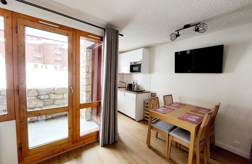 Belle Plagne Apartment | Renovated divisible studio in the heart of the resort with parking and WIFI
