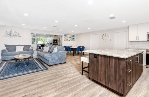 Tarpon Springs House | Renovated! Heated Pool, Game Room, Close to Beach!
