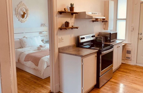 Maisonneuve Apartment | Renovated HoMa Gem Near Olympic Stadium & Market