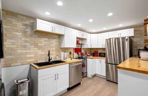 Nashville House | Renovated home with huge lawn w/games, patio, firepit, grill, AC, & W/D