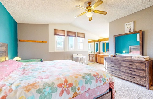 Elk Grove House | Renovated home with private seasonal pool, wood fireplace, patio, & washer/dryer