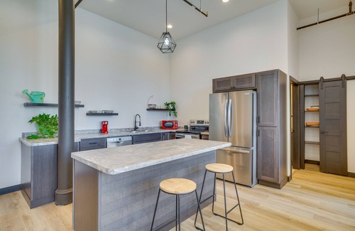 Cashton Apartment | Renovated Loft-Style Apartment in Downtown Cashton