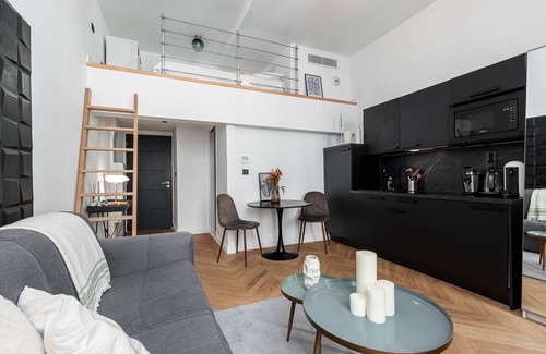 Lepante Quarter Apartment | Renovated mezzanine studio - AC - 300m Jean Médecin