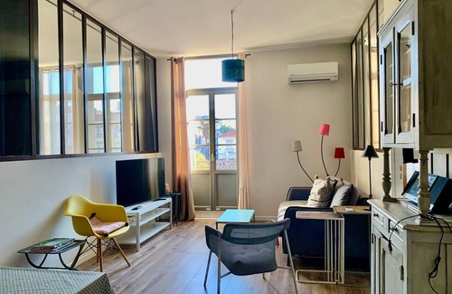 Sete Apartment | Renovated T3 with AC, balcony and Wifi in central Sète