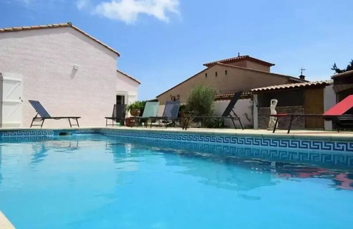 Saint-Hippolyte Villa | Residence 6pc7-st Laurent De La Salanque - Family villa private pool near beach 6PC7