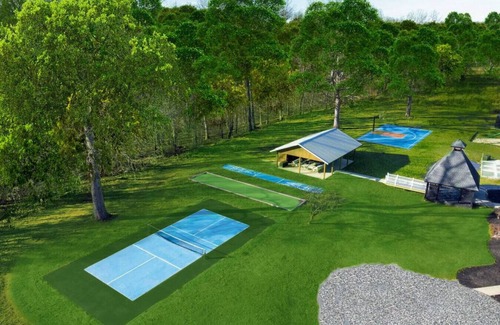 Logan House | Resort backyard | Pool | Game Room | Basketball