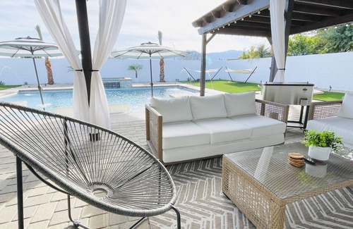 Indio House | Resort style home with saltwater pool & spa! In INDIO